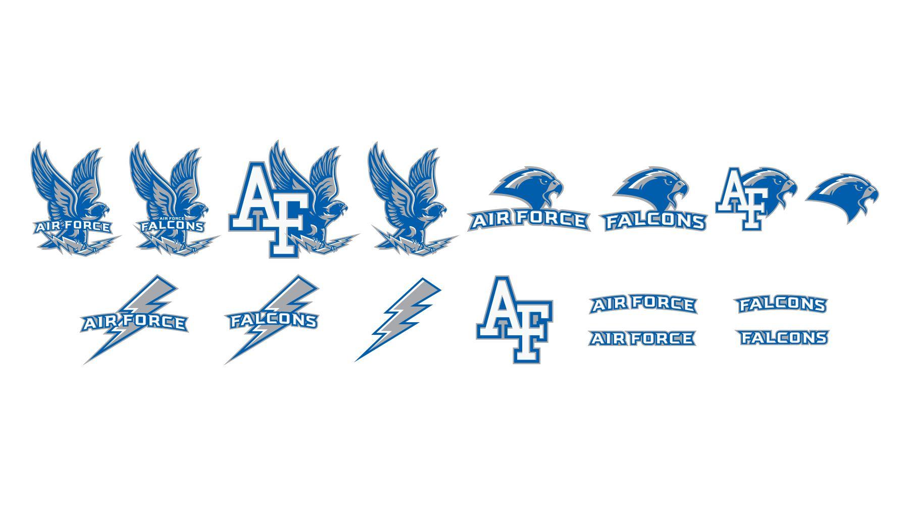 Air Force Falcons Logo - Air Force Falcons Rebrand Proposal — Brian Gundell Graphic Design Co ...