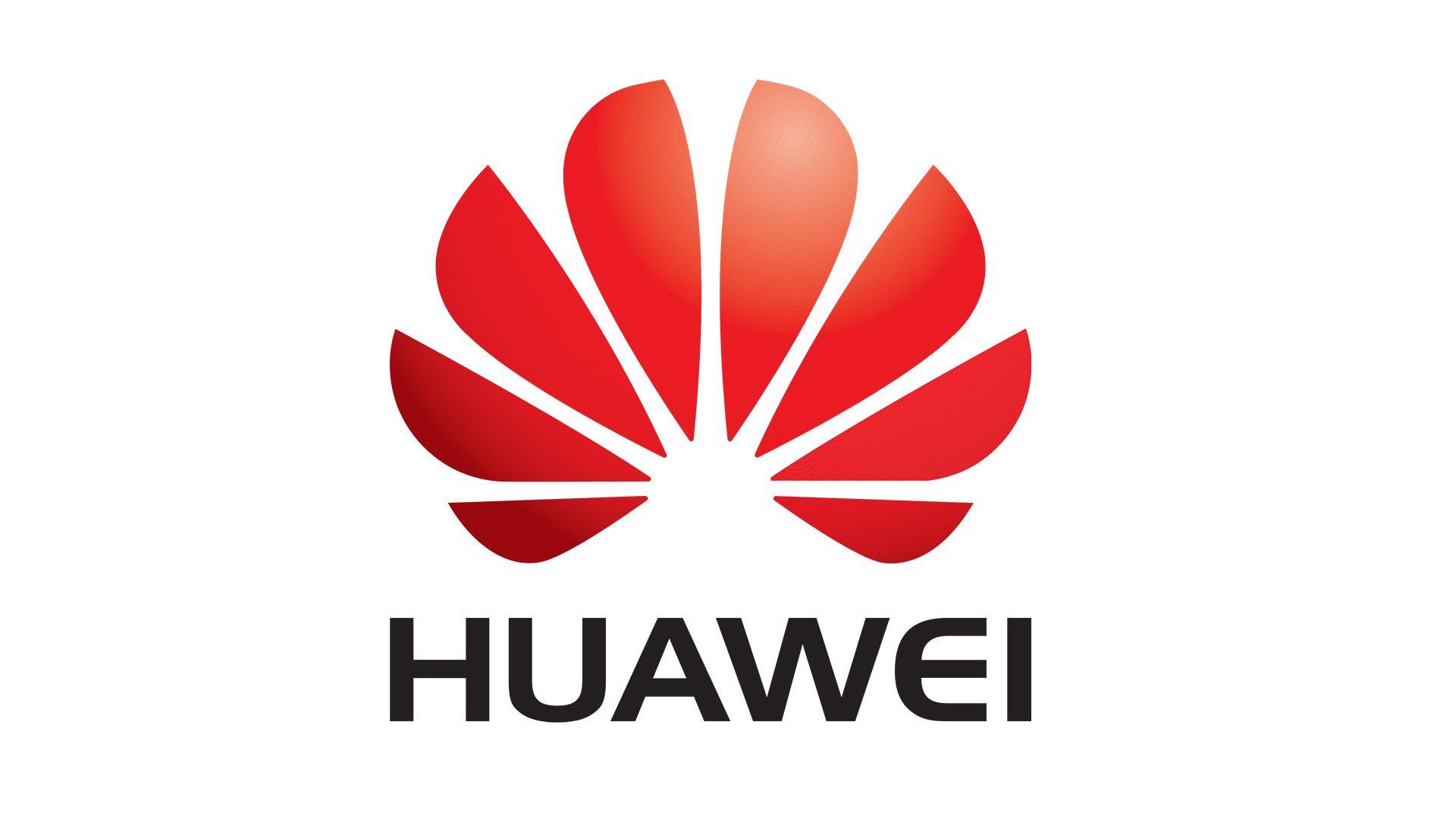 White Huawei Logo - Huawei Logo Wallpaper In Plain White Background