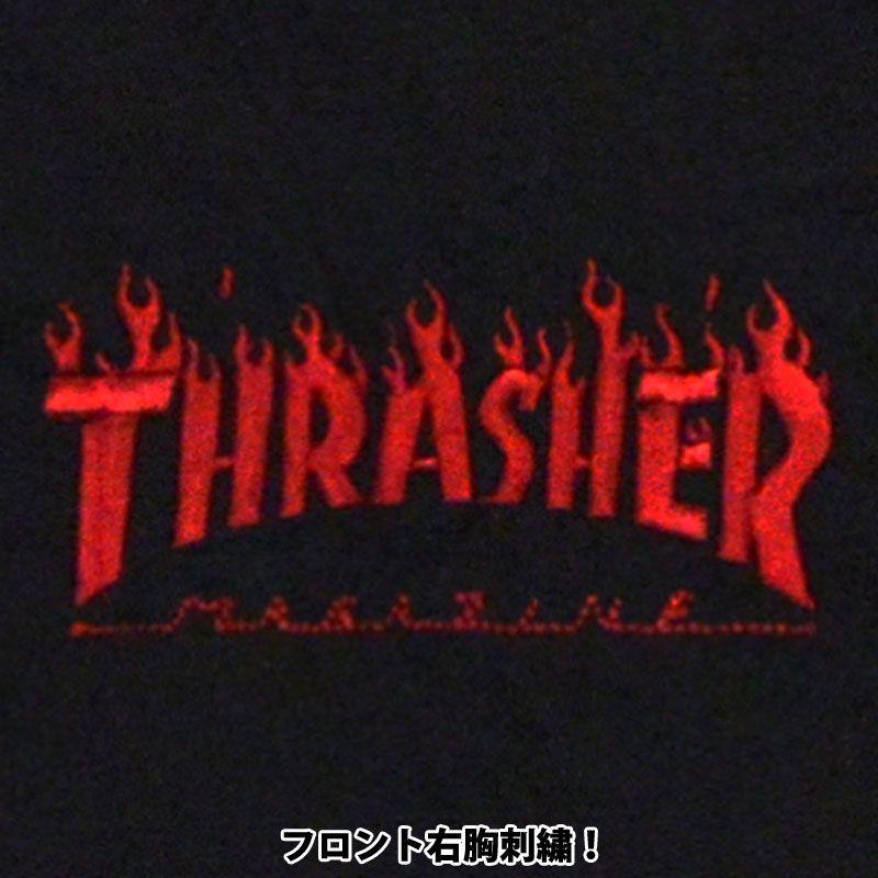 Thrasher Black Logo - WARP WEB SHOP RAKUTENICHIBATEN: Slasher THRASHER FLAME LOGO WORK ...