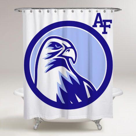 Air Force Falcons Logo - AIR FORCE FALCONS LOGO FALCONS WALLPAPER BATHROOM SHOWER CURTAIN