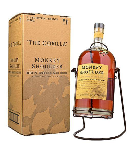 Monkey Shoulder Whiskey Logo - Monkey Shoulder Gorilla 4.5 litre.co.uk