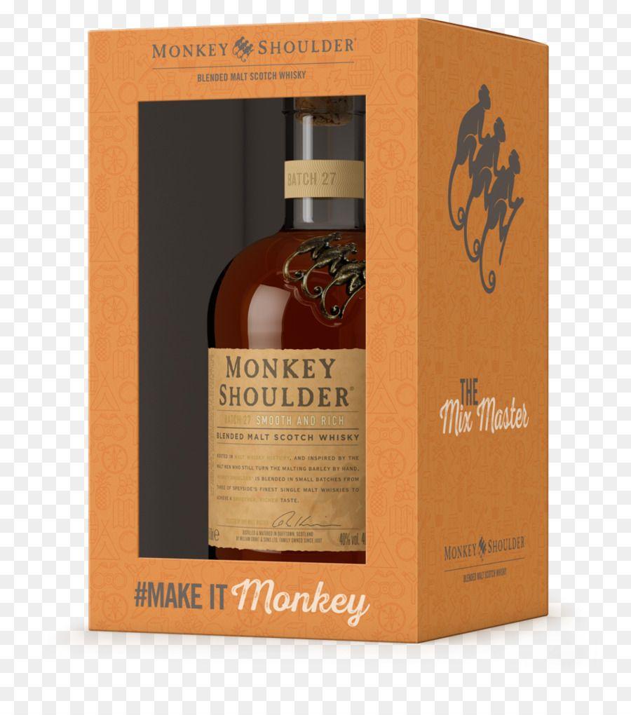 Monkey Shoulder Whiskey Logo - Liqueur Whiskey Drink Spirit Bottle - monkey shoulder logo png ...