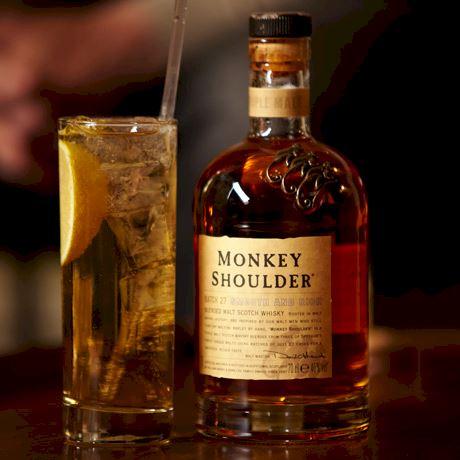 Monkey Shoulder Whiskey Logo - Monkey Shoulder