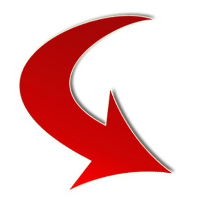 Black and Red Arrow Logo - Arrow Small Curve Red Bottom Right transparent PNG