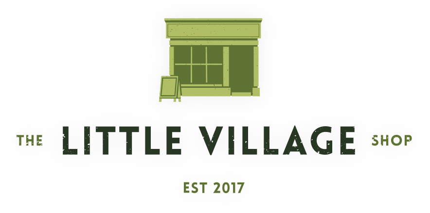 Rustic Shop Logo - Little Village Shop. Original Bespoke & Rustic Brand Creation