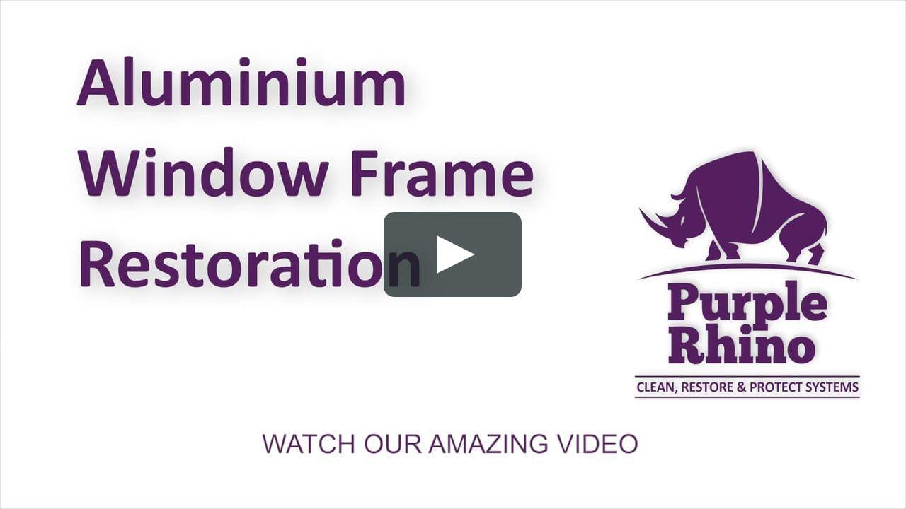Purple Rhino Logo - Purple Rhino - Aluminium Window Frame Restoration on Vimeo