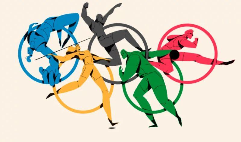 Olympian Logo - Olympic Logo Animations : Olympic Logo Animation