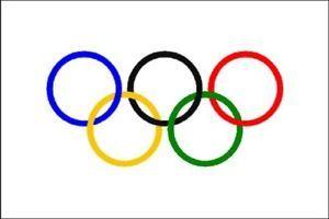 Olympic Logo - OLYMPIC LOGO NEW FLAG 2'x3' Polyester flag