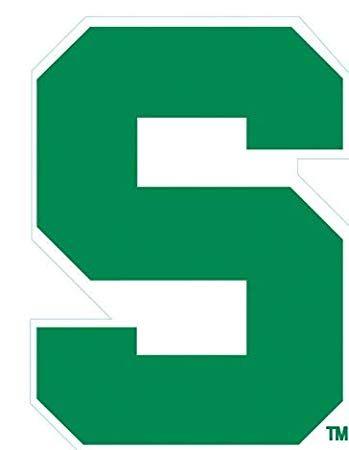 Michigan State S Logo - inch Green S Decal MSU Michigan State University