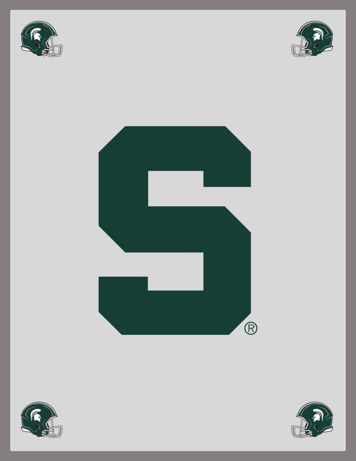 Michigan State S Logo - Amazon.com : NCAA Michigan State Spartans- Spartans Logo S