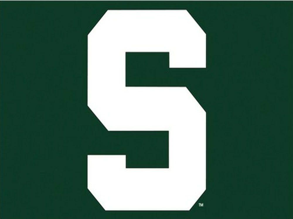 Michigan State S Logo - Michigan State University Flag