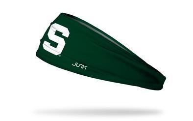 Michigan State S Logo - Michigan State Spartan Headbands