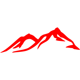 Red MT Logo - Red mountain 3 icon - Free red mountain icons