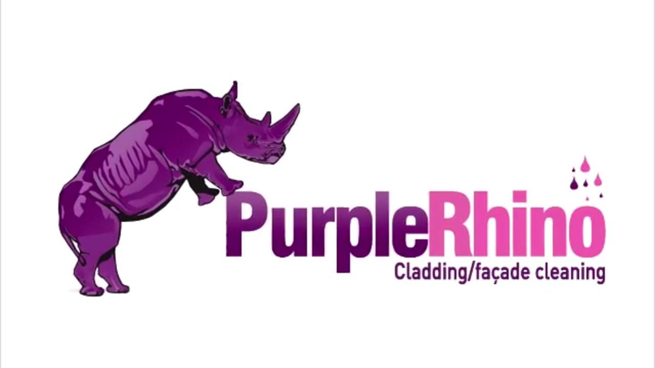 Purple Rhino Logo - Cladding Cleaning Services (www.purple-rhino.co.uk) on Vimeo