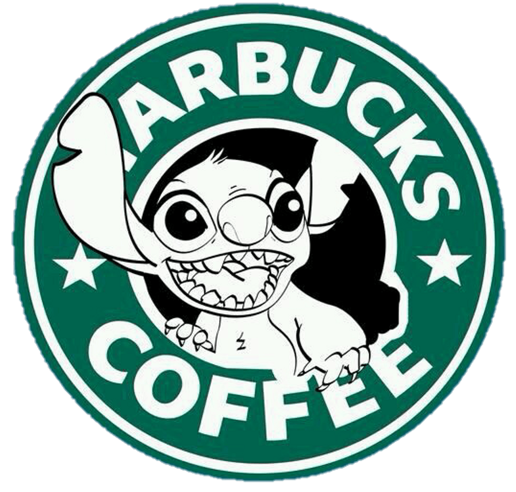 Green Cute Logo - stitch starbucks png cute logo tumblr...