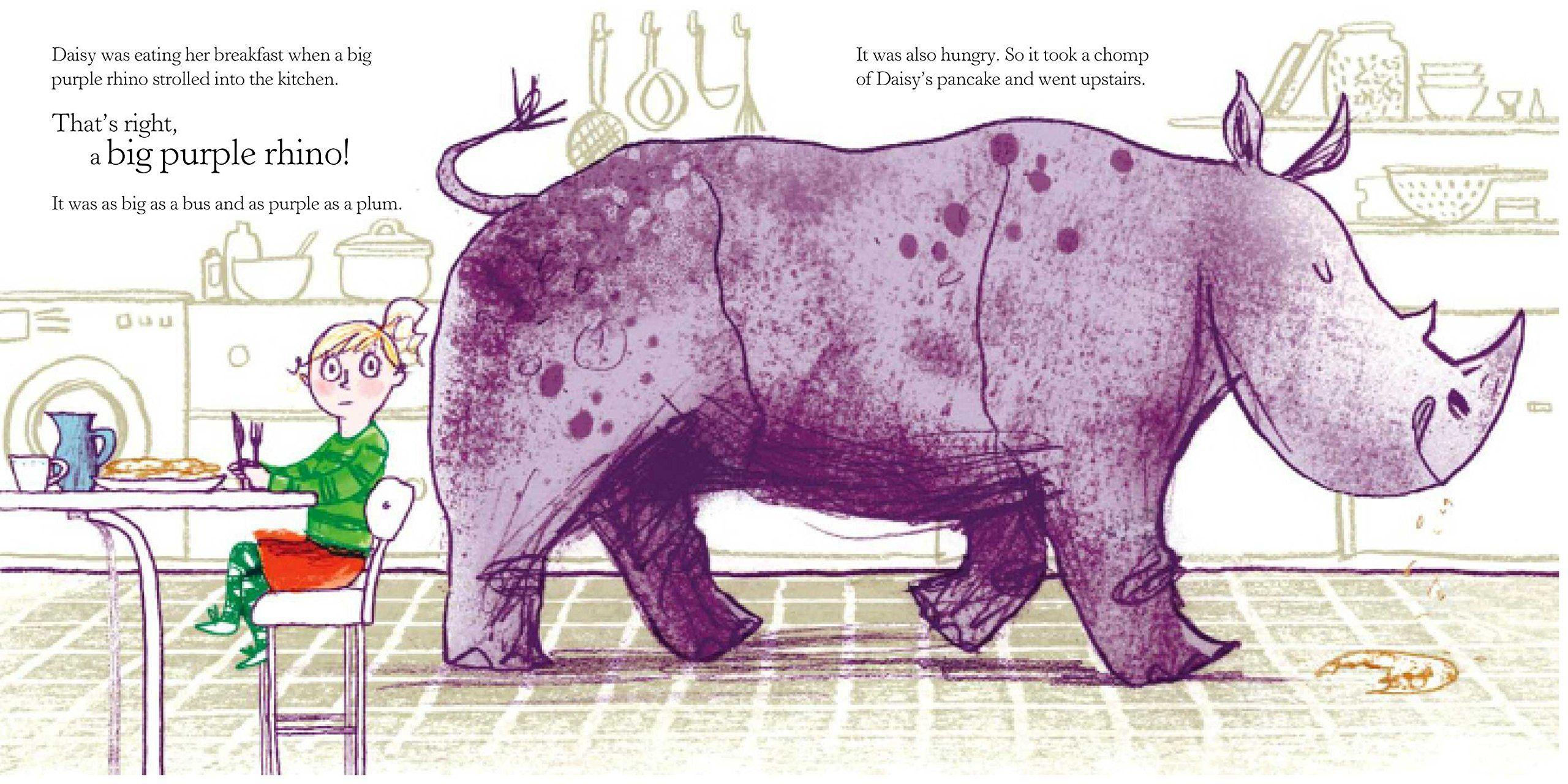 Purple Rhino Logo - Rhinos Don't Eat Pancakes: Amazon.co.uk: Anna Kemp, Sara Ogilvie ...
