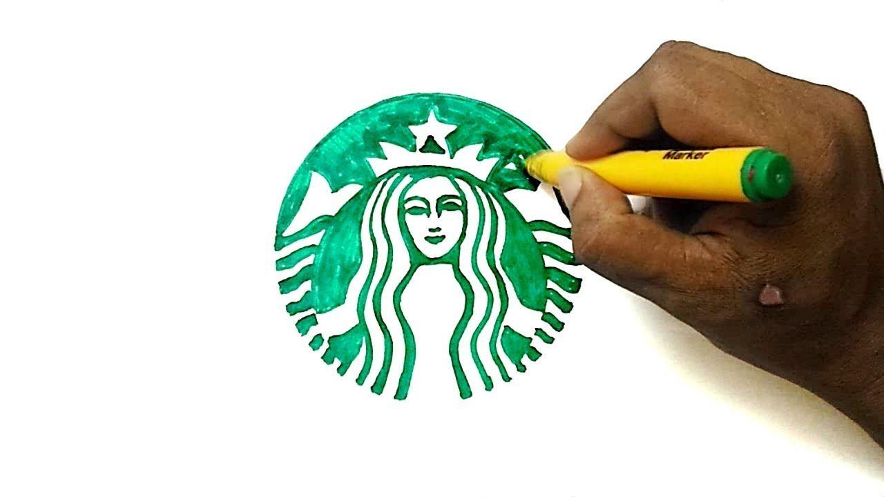 Cute Starbucks Logo - How to Draw the Starbucks Logo - YouTube