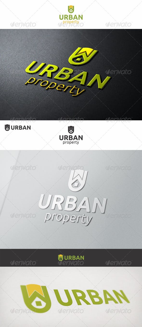 Simple U Logo - Urban Property U Logo by djjeep | GraphicRiver