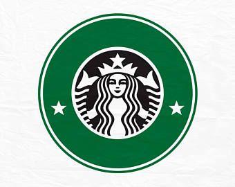 Stabucks Logo - Starbucks logo | Etsy