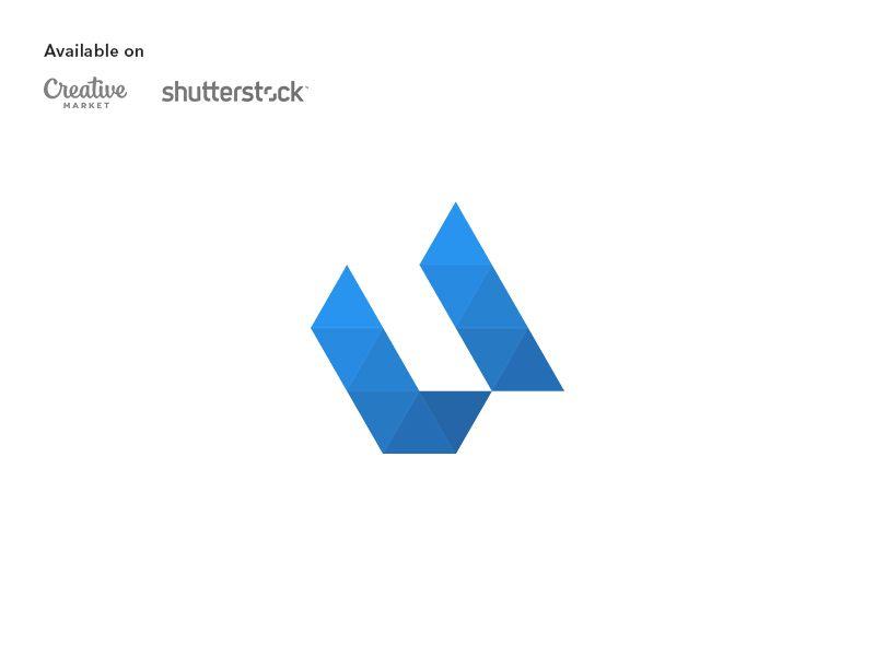 Modern Line Logo - Letter U logo design by emwaiem | Dribbble | Dribbble