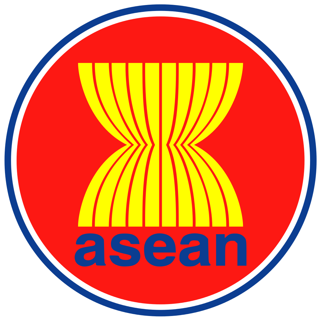 Red Asian S Logo - Association of Southeast Asian Nations (ASEAN). United States Trade