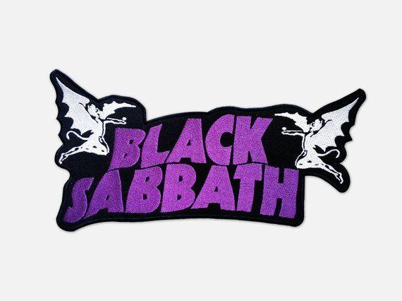Black Sabbath Logo - Black Sabbath logo lucifer embroidered backpatch / back patch | Etsy