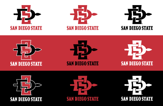 San Brand Red Logo - Brand New: San Diego State Aztecs