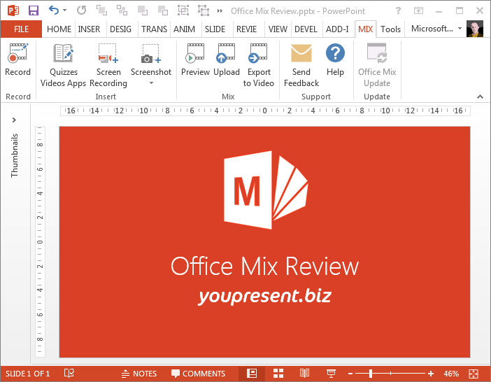 Microsoft Office Mix Logo - Office Mix [for PowerPoint] Review | YOUpresent
