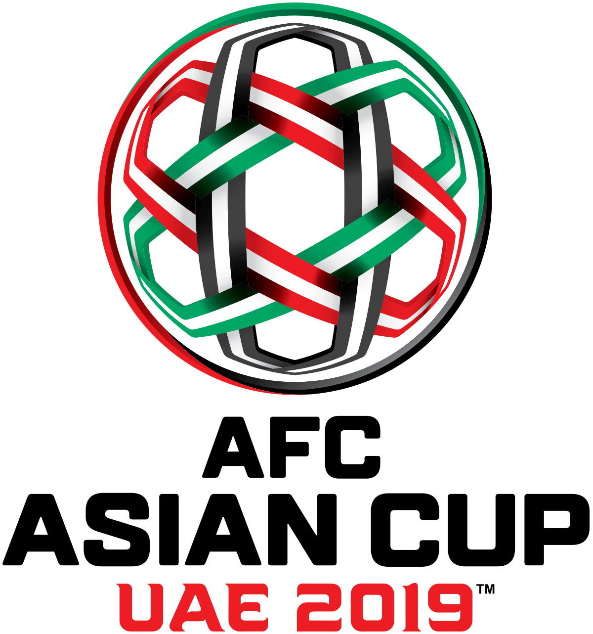 Red Asian S Logo - 2019 AFC Asian Cup
