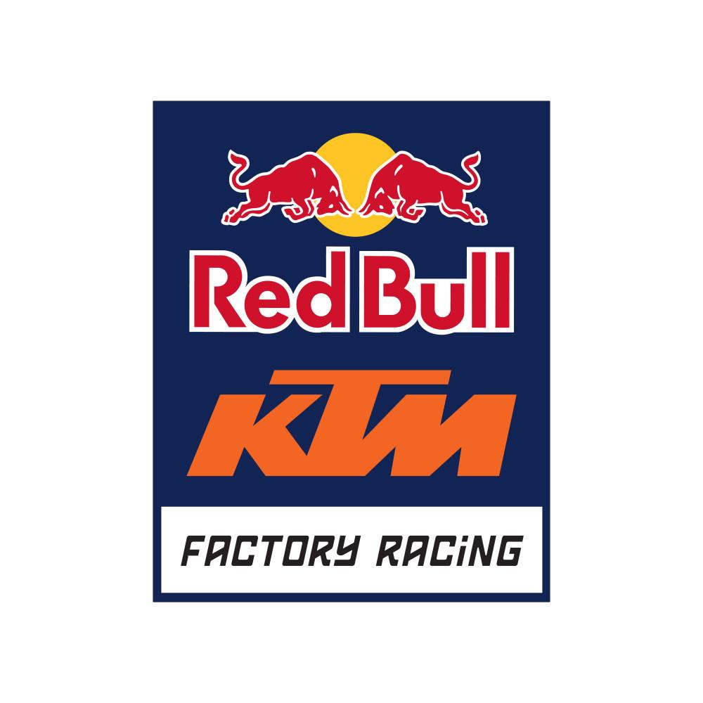 Red Bull KTM Logo - Red Bull KTM Factory Racing Sticker. Red Bull Shop US