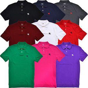Express Lion Logo - Express Mens Modern Fit Pique Polo Shirt Classic Mesh Embroidered ...