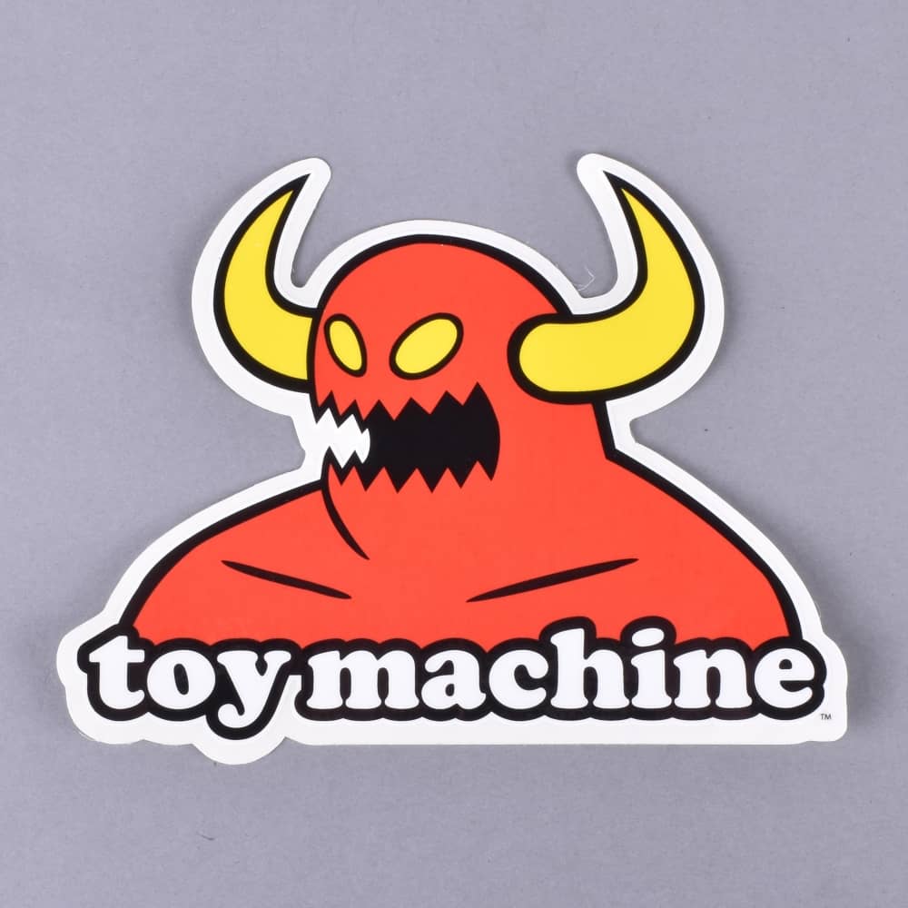 Toy Machine Logo - Toy Machine Skateboards Monster Skateboard Sticker - 4