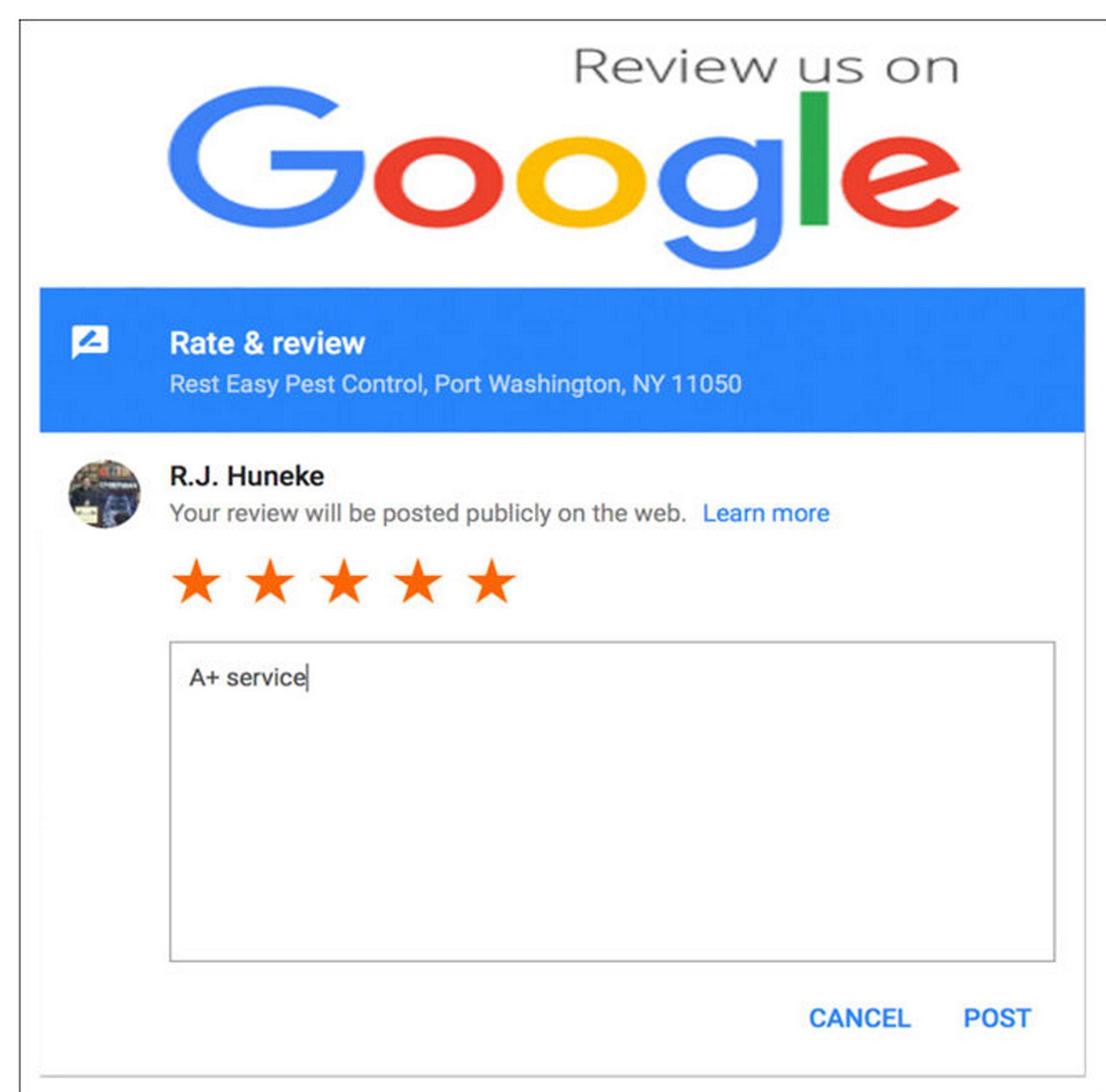 Facebook Business Review Logo - Get Google Reviews from Customers - 2 Step Reviews