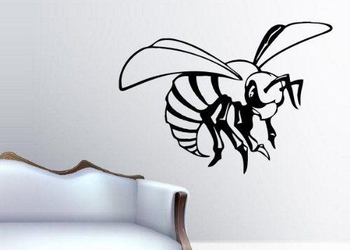 Black and White Hornets Logo - hornets. Alabama, Sports logo, Vinyl