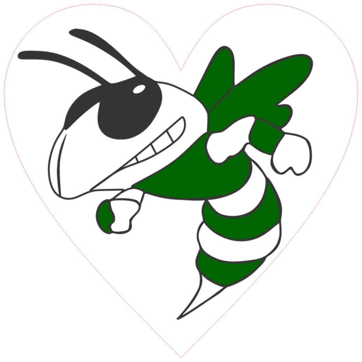 Black and White Hornets Logo - Hornet mascot Logos