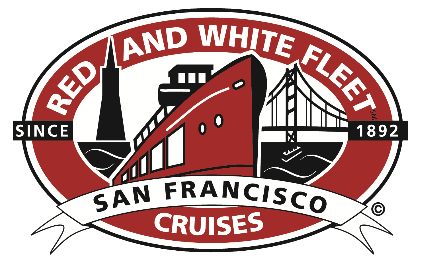San Brand Red Logo - Red and White Fleet | See the Bay in a Whole New Way...