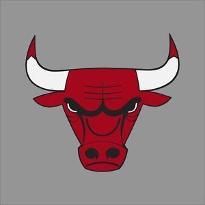 Gray and Red Bulls Logo - Chicago Bulls #3 NBA Team Logo Vinyl Decal Sticker Car Window Wall ...