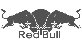 Gray and Red Bulls Logo - Branded Content