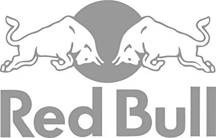 Gray and Red Bulls Logo - Amazon.com: Redbull Logo (Black): Automotive