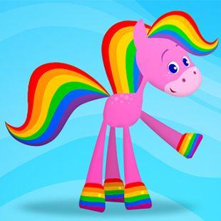 Rainbow Horse Logo - Rainbow Horse – BabyFirst TV
