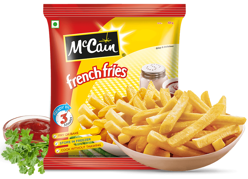 Frying Food Stor Logo - McCain India