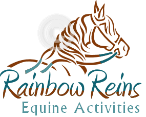 Rainbow Horse Logo - Horse Logo for a therapeutic horseback riding organization | Horse Logos