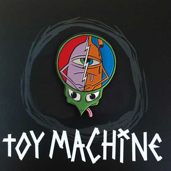 Toy Machine Logo - Toy Machine Pin Turtle Head 1.5'' x 7/8th''