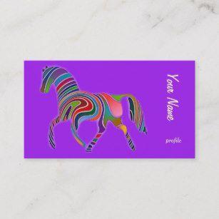 Rainbow Horse Logo - Rainbow Horse Business Cards