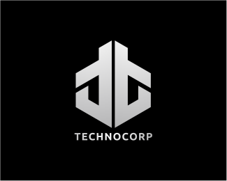 Double T Logo - Technocorp T Logo Designed