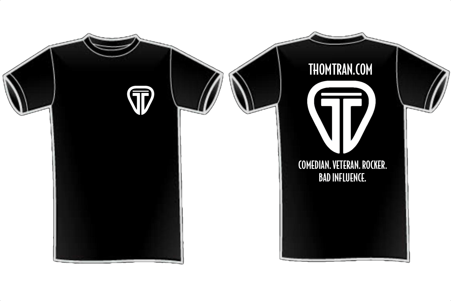 Double T Logo - DOUBLE T LOGO SHIRT | Thom Tran | Comedian - Veteran - Rocker