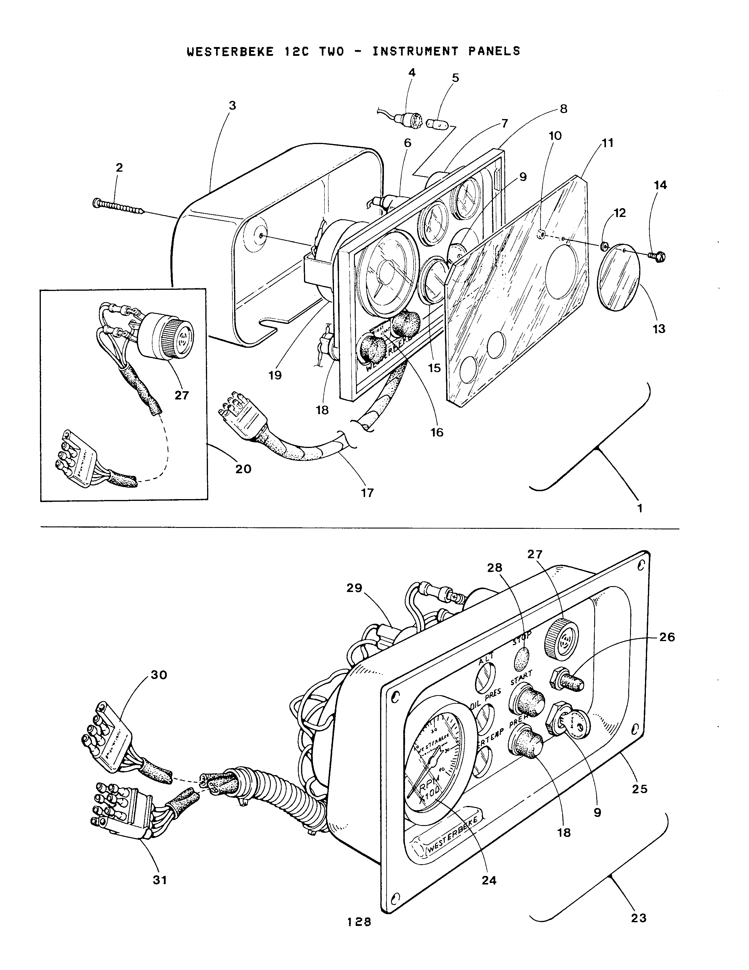 Westerbeke Logo - INSTRUMENT PANELS - Westerbeke
