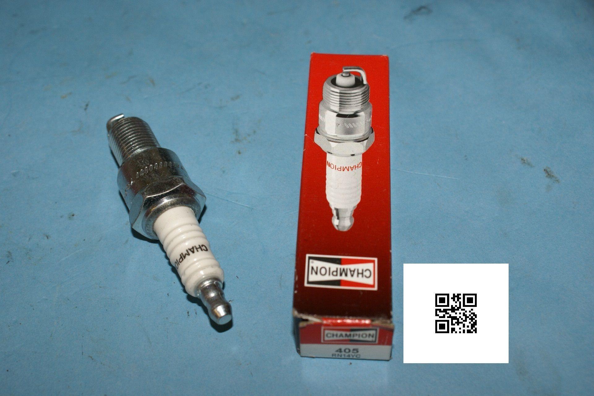 1965 Champion Spark Plug Logo - 1965-1969 Corvette C2 C3 Big Block Champion Spark Plug RN14YC 405 ...