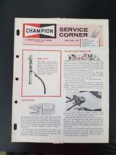 1965 Champion Spark Plug Logo - Champion Spark Plug 8 Transistor AM Radio Model SPR 810