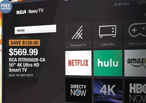 Newegg TV Logo - Newegg: RCA RTRU5028-CA 50